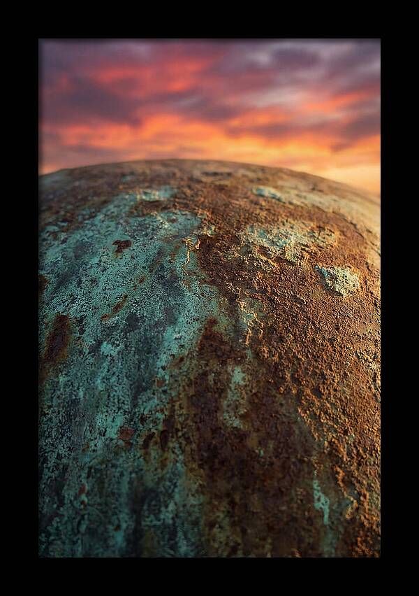 Oxidized Bronze Texture