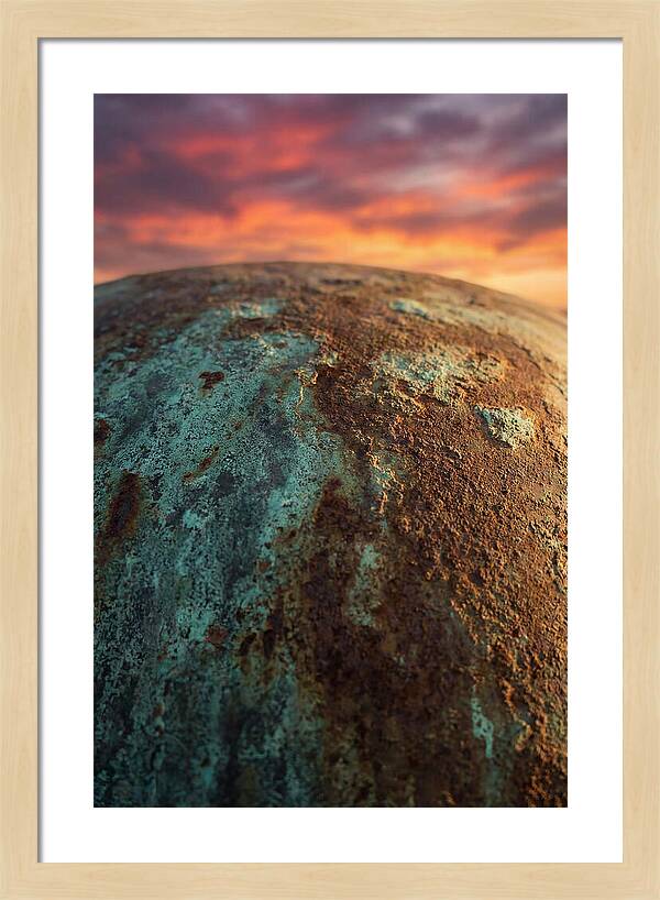 Oxidized Bronze Texture