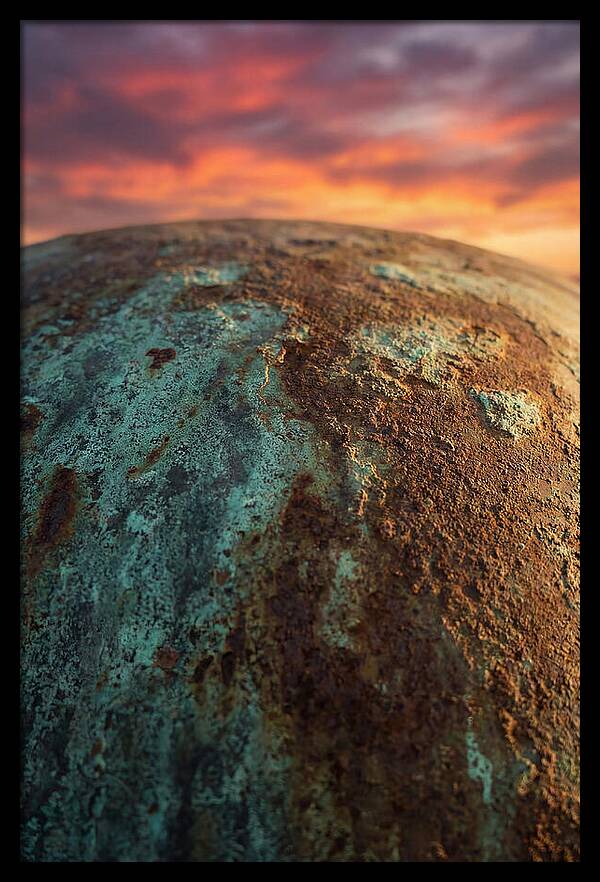 Oxidized Bronze Texture