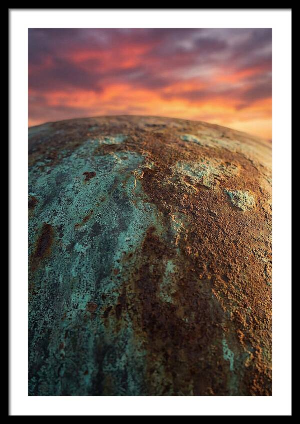 Oxidized Bronze Texture