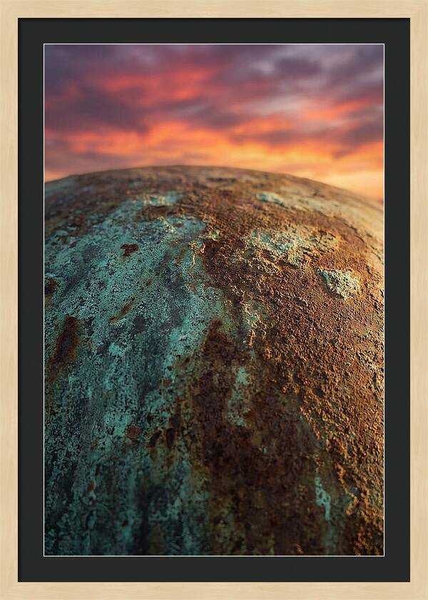 Oxidized Bronze Texture