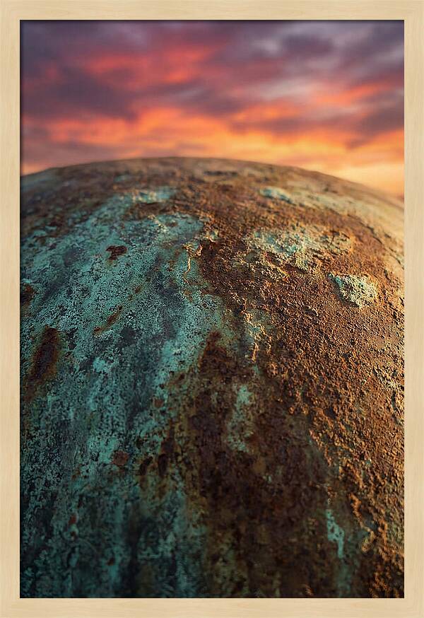 Oxidized Bronze Texture