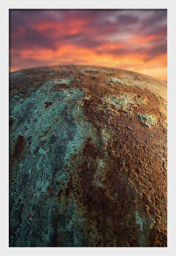 Oxidized Bronze Texture