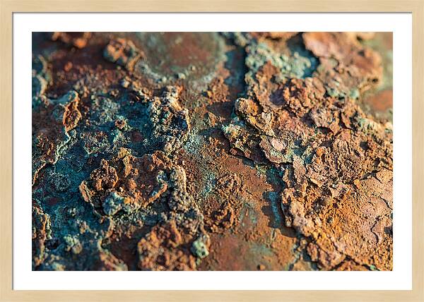 Oxidized Copper Patina Texture