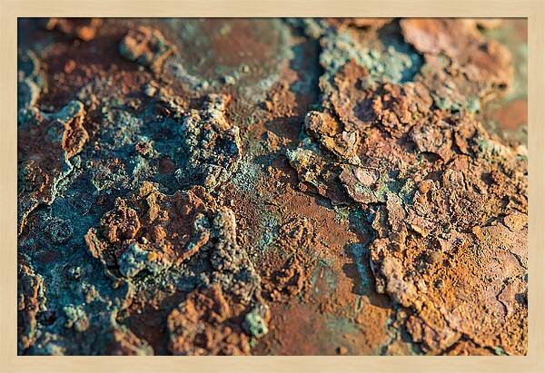 Oxidized Copper Patina Texture