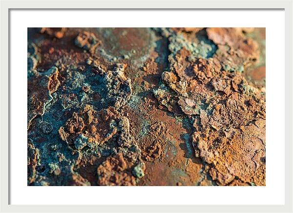 Oxidized Copper Patina Texture