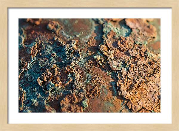 Oxidized Copper Patina Texture