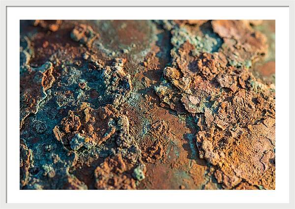 Oxidized Copper Patina Texture