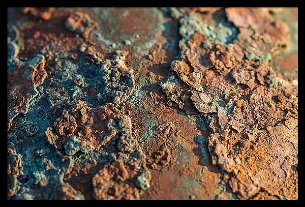 Oxidized Copper Patina Texture