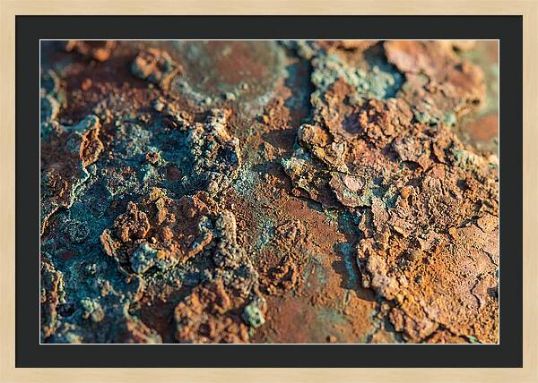 Oxidized Copper Patina Texture