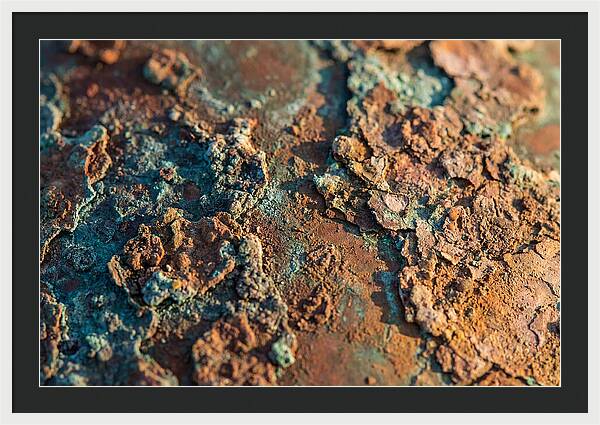 Oxidized Copper Patina Texture