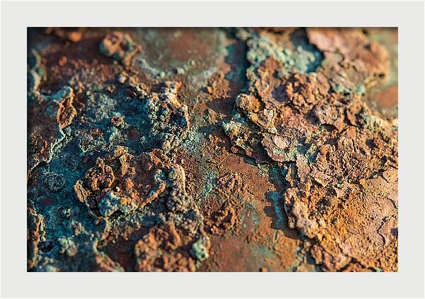 Oxidized Copper Patina Texture