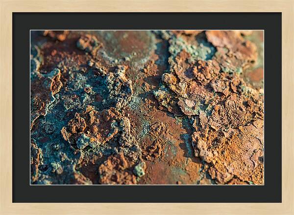 Oxidized Copper Patina Texture