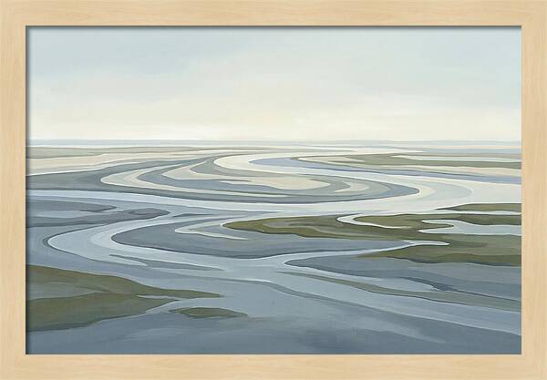 Oyster Beds At Low Tide