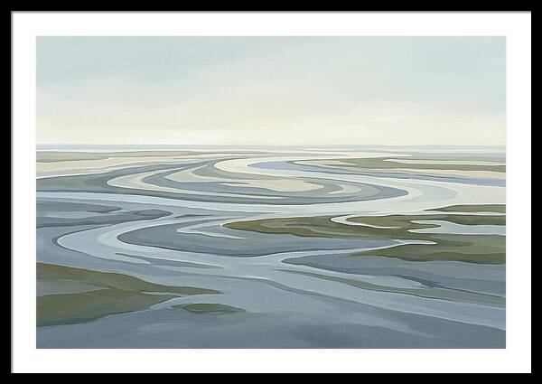 Oyster Beds At Low Tide