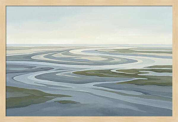 Oyster Beds At Low Tide
