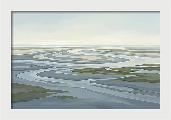 Oyster Beds At Low Tide