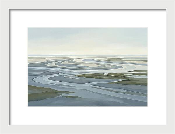 Oyster Beds At Low Tide