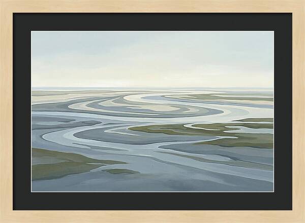 Oyster Beds At Low Tide