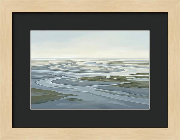 Oyster Beds At Low Tide
