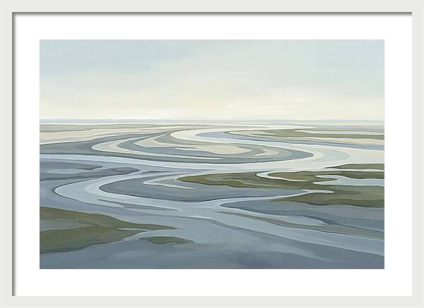 Oyster Beds At Low Tide