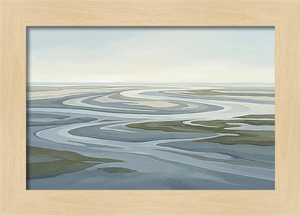 Oyster Beds At Low Tide