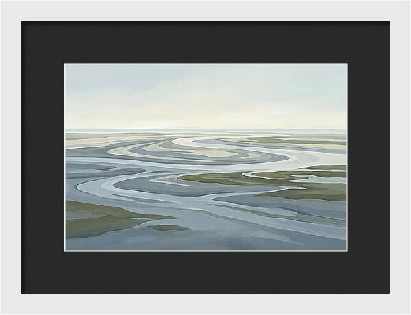 Oyster Beds At Low Tide