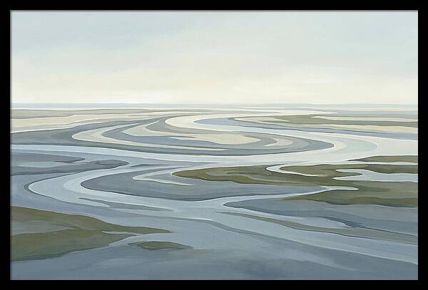Oyster Beds At Low Tide