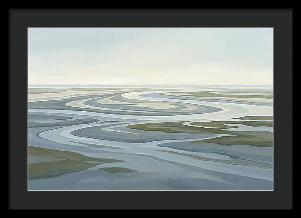Oyster Beds At Low Tide