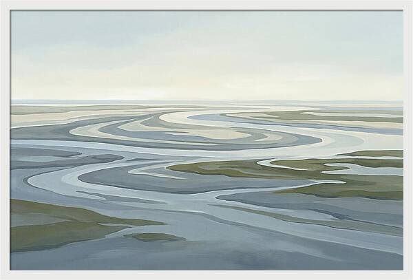 Oyster Beds At Low Tide