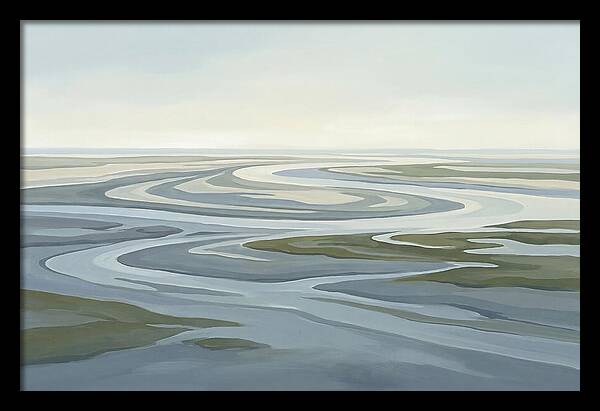 Oyster Beds At Low Tide