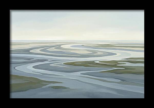 Oyster Beds At Low Tide