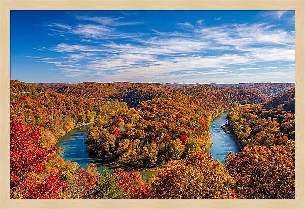 Ozark Highlands In Autumn