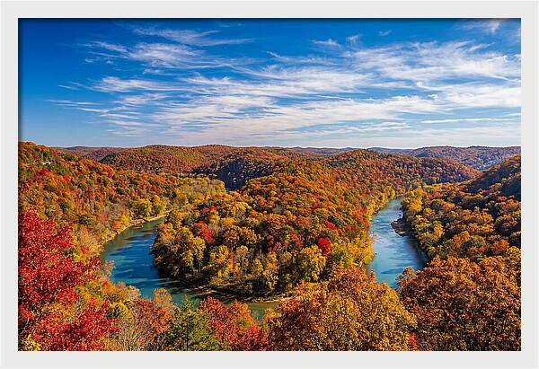 Ozark Highlands In Autumn