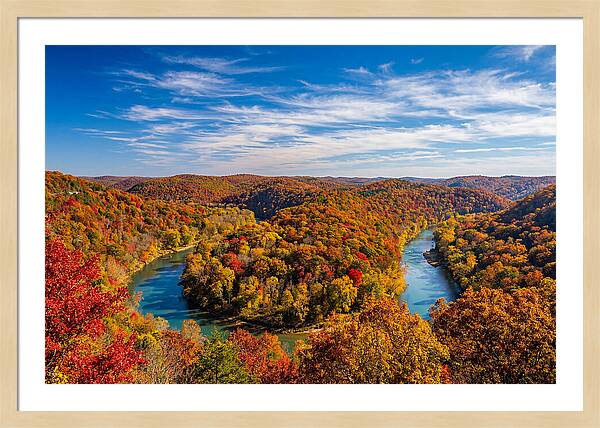 Ozark Highlands In Autumn