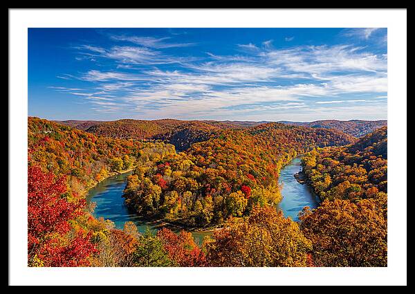 Ozark Highlands In Autumn