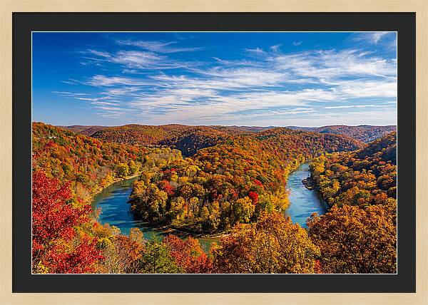 Ozark Highlands In Autumn