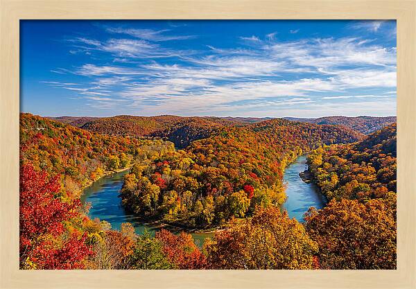 Ozark Highlands In Autumn