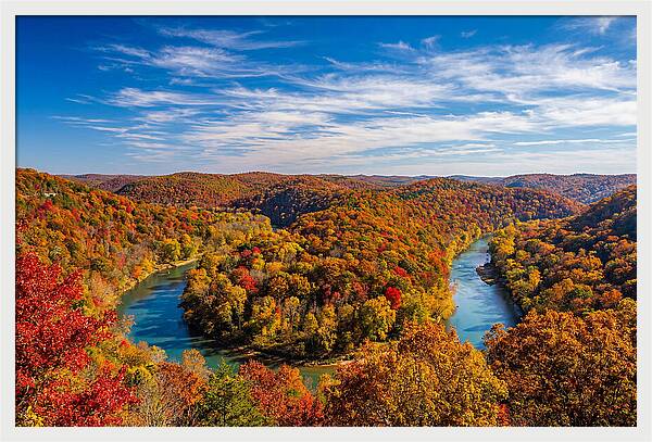Ozark Highlands In Autumn