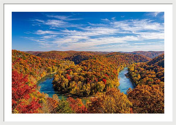 Ozark Highlands In Autumn