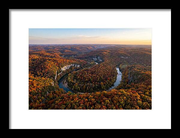 Ozark Mountains From Above
