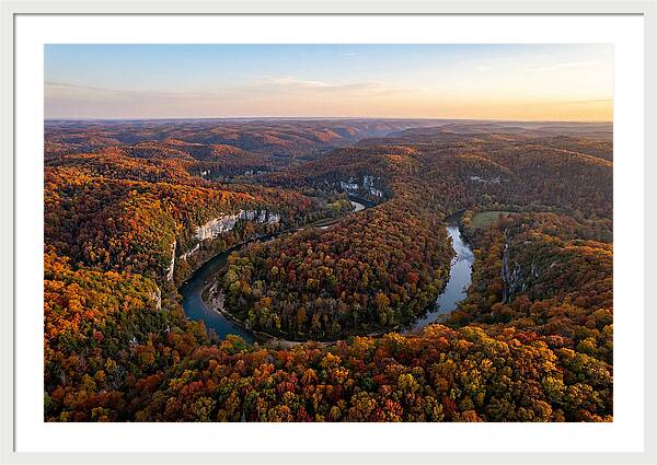 Ozark Mountains From Above
