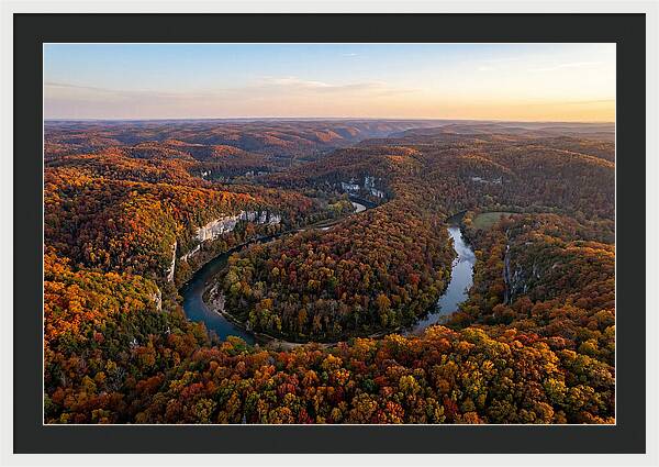 Ozark Mountains From Above