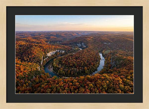 Ozark Mountains From Above