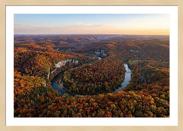 Ozark Mountains From Above