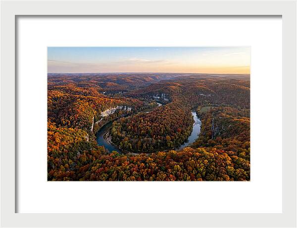 Ozark Mountains From Above
