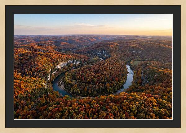 Ozark Mountains From Above