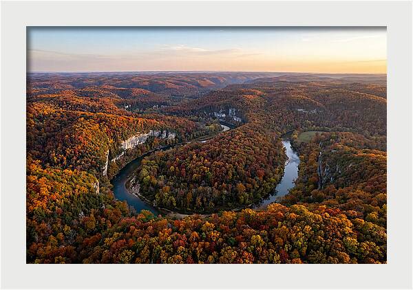 Ozark Mountains From Above