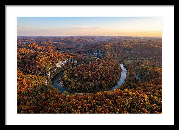 Ozark Mountains From Above