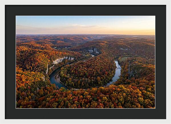 Ozark Mountains From Above